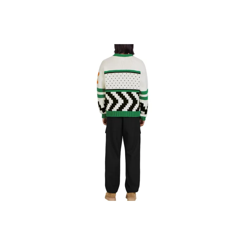 KENZO X Nigo Holiday Season Sweaters Unisex Green-3