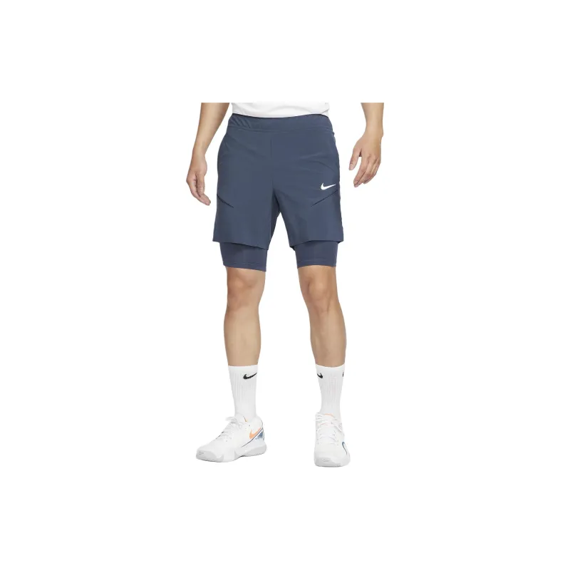 Nike Casual Shorts Men's Thunder Blue/Gray Stone/White-3