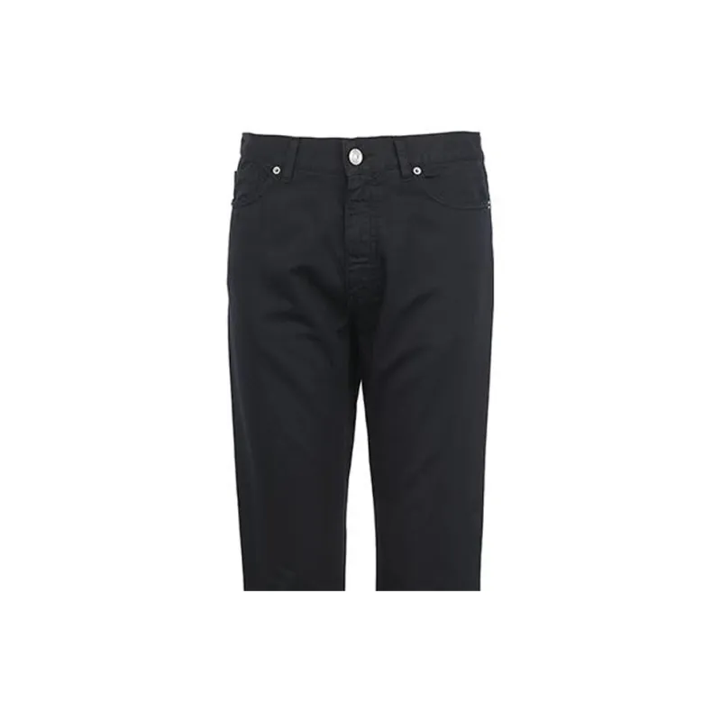 Zzegna Casual Pants Men Dark Blue-3