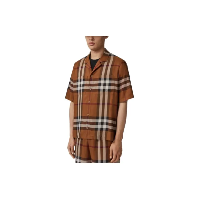 Burberry SS22 Shirt Men's Dark Birch Brown-3
