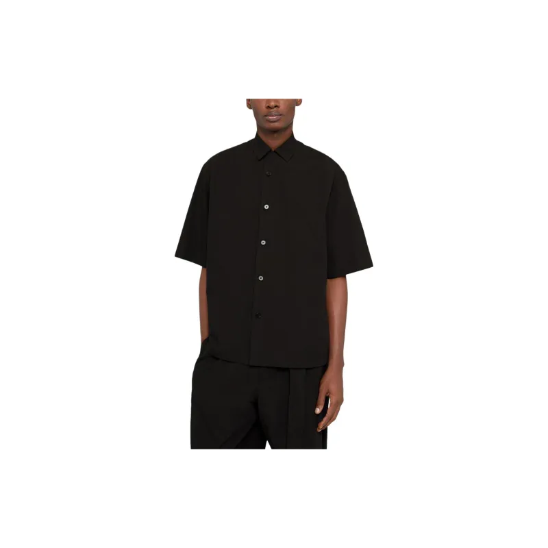 JIL SANDER SS24 Shirt Men's Black-2