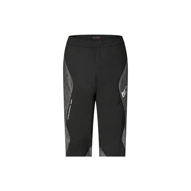 LOUIS VUITTON Knitted Sweatpants Men's Black-5