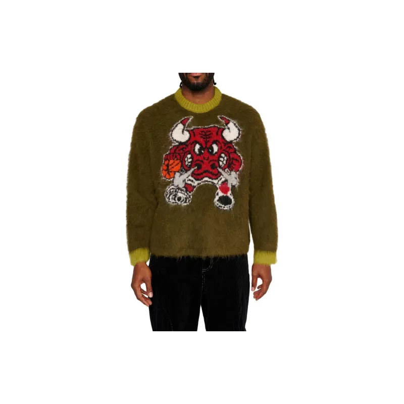 Nba X Brain Dead NBA Sweaters Unisex Green-3