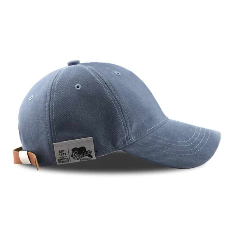 ZANC Cotton Baseball Caps Unisex Multiple Colors-3