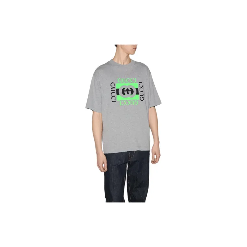 GUCCI T Shirts Men Gray-1