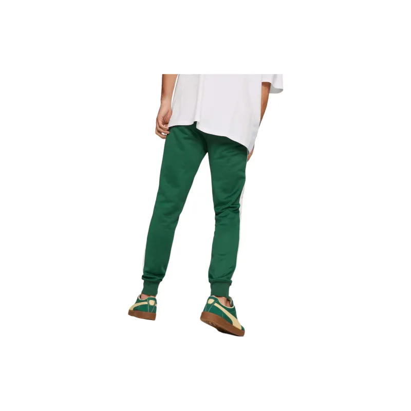 PUMA T7 Iconic Track Knitted Sports Pants Men's Rattan Color-2