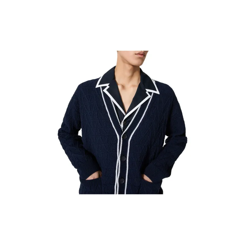 Valentino FW24 Knitwear Men's Marine Blue-4
