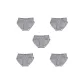 5 Pack (Premium Gray+Premium Gray+Premium Gray+Premium Gray+Premium Gray)
