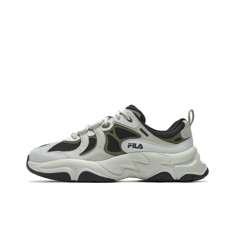 FILA MARS 3 Slip-Resistant Low-Top Running Shoes Men's Black Brown-0