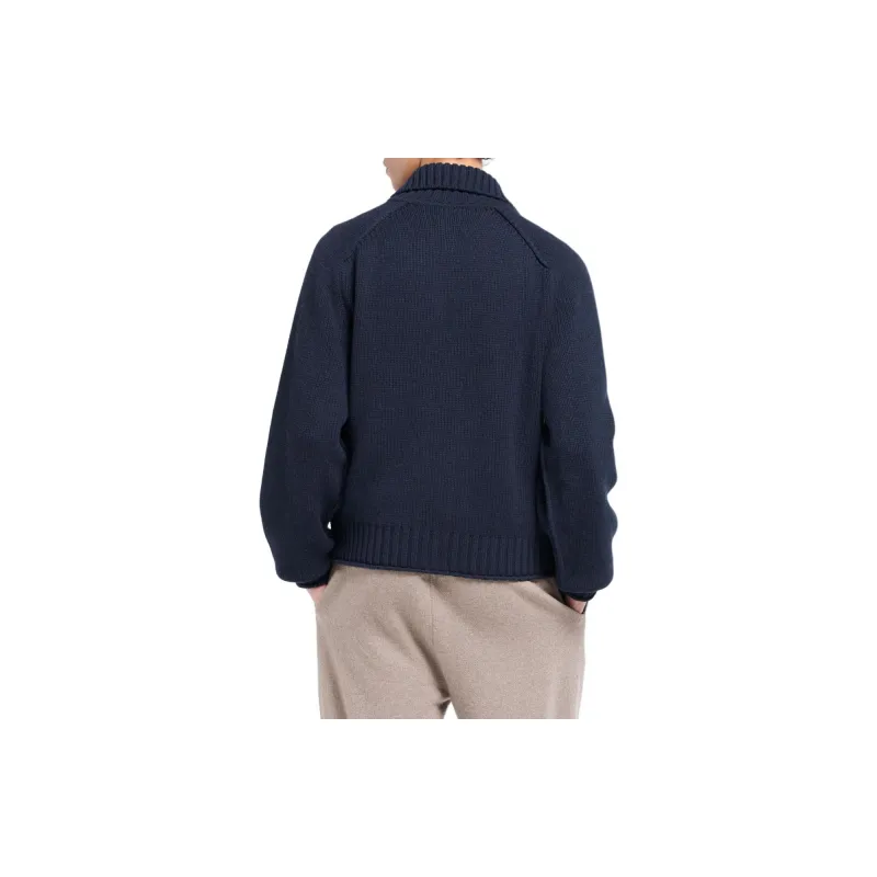 Barrie Chunky knit Cashmere Cardigan-5