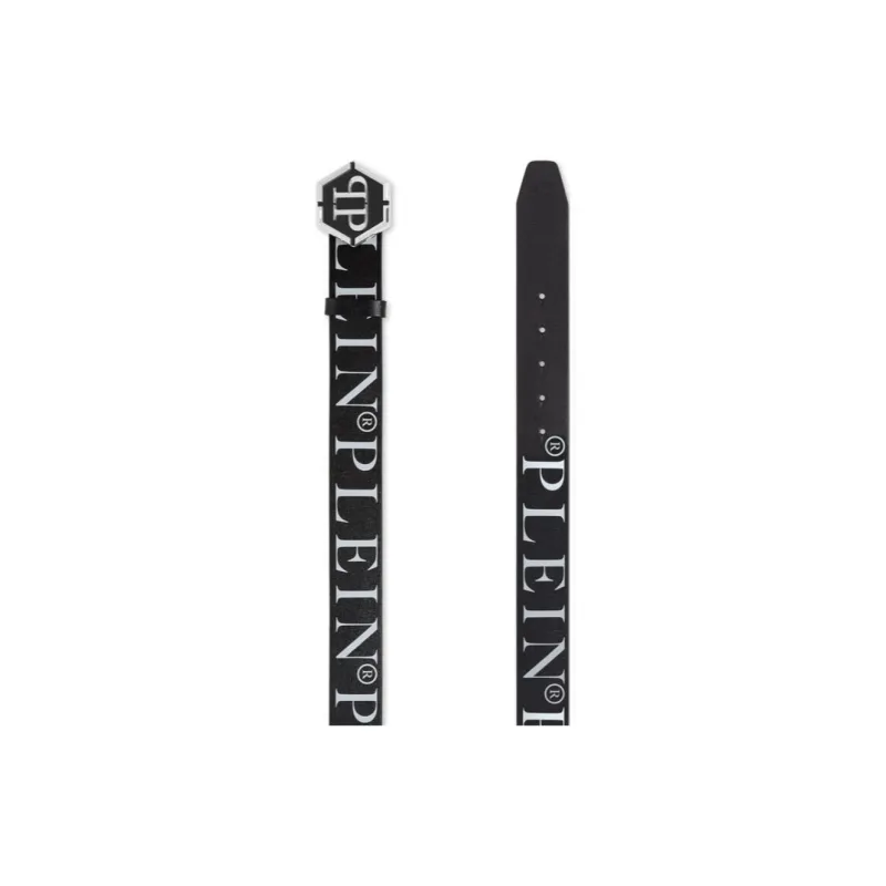 PHILIPP PLEIN Hexagon logo Buckle Belt-1