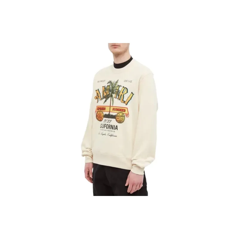 AMIRI Rum Label Long Sleeve Crew-3