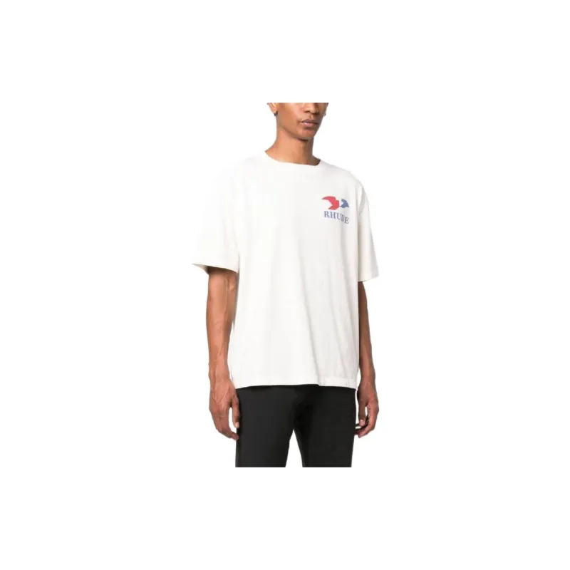 RHUDE T-Shirts Men White-3