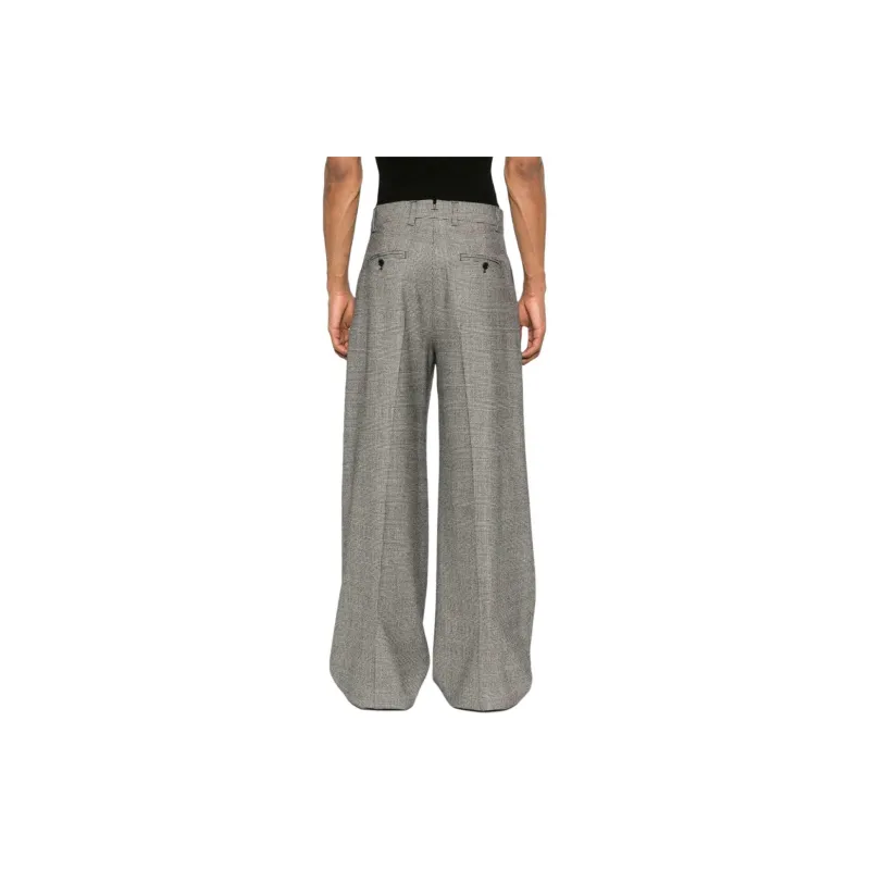 Vetements Prince Of Wales Wide leg Trousers-2