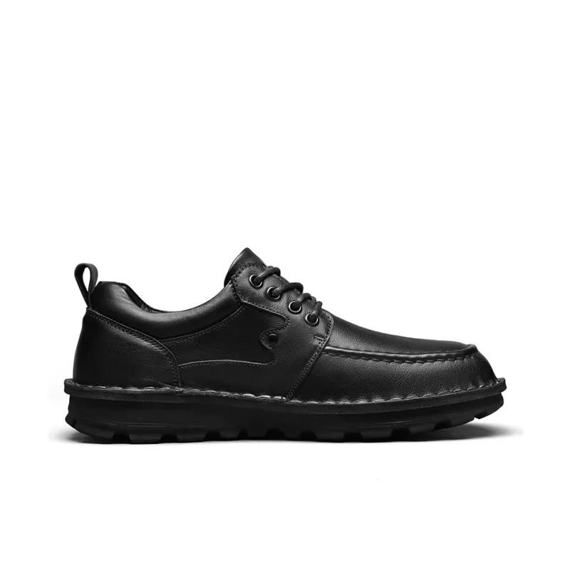 Jeep Dress Shoes Men Low Top Black/Brown-1