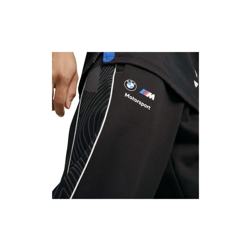 PUMA BMW Knitted Sports Pants Men's Black-4
