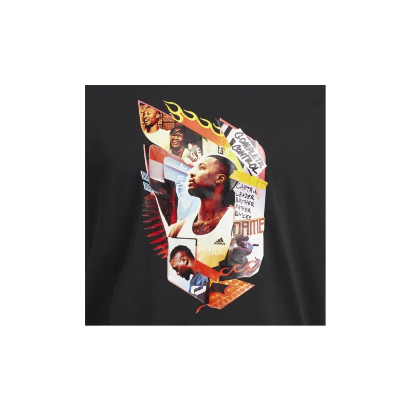 Adidas T Shirts Men Black-4