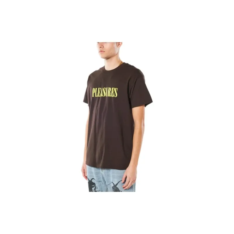 PLEASURES Tickle Logo T Shirt-2