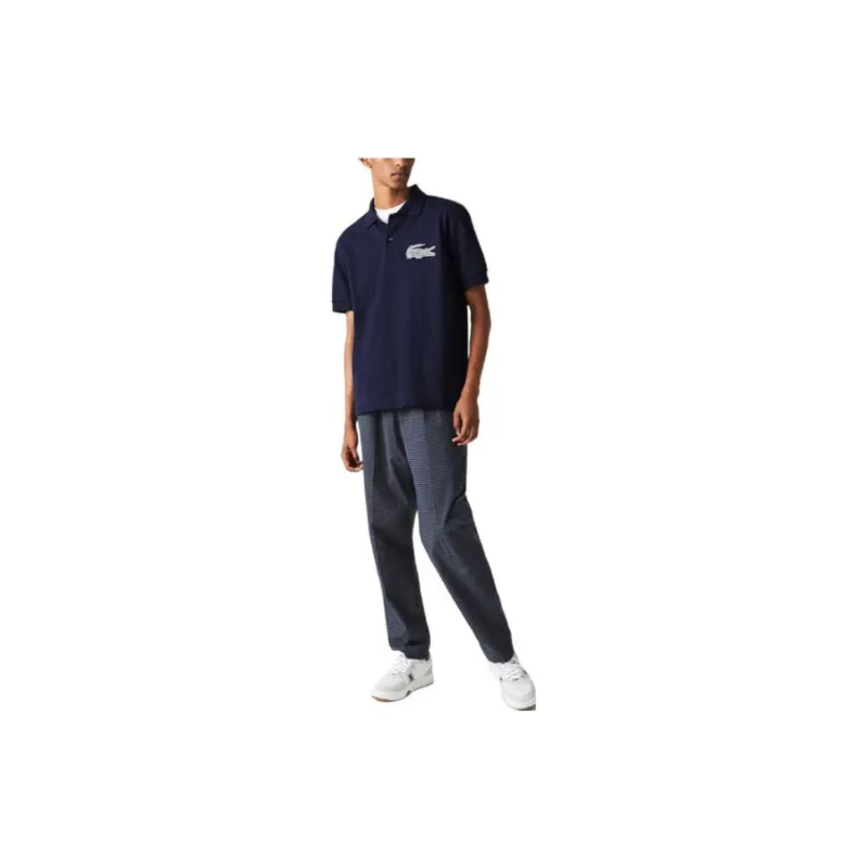 LACOSTE SS22 Polo Shirt Men's Navy Blue-3