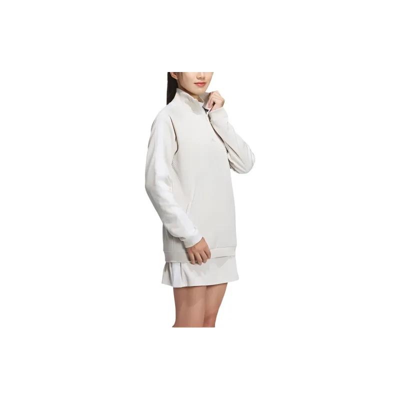 Adidas AEROREADY Thermal Fleece Archive Sweatshirt Unisex Aluminum Oxide-5
