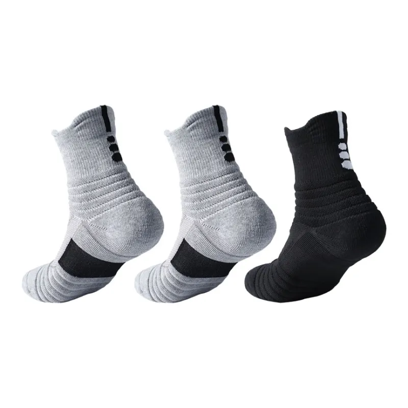 Brute Rabbit Basketball Socks Men's 3 Pack Available In Three Colors-44