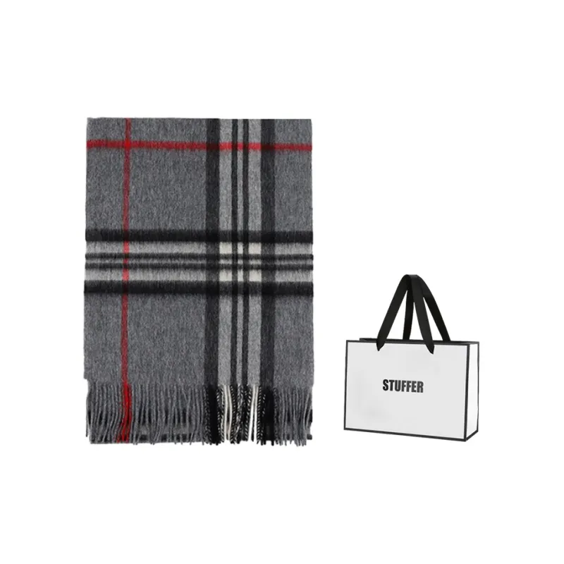 STUFFER 100% Pure Wool Knit Scarves Unisex-28