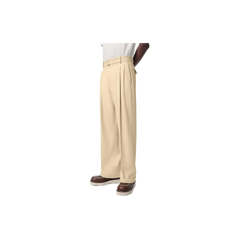 LOUIS VUITTON SS24 Casual Pants Men's Beige-5