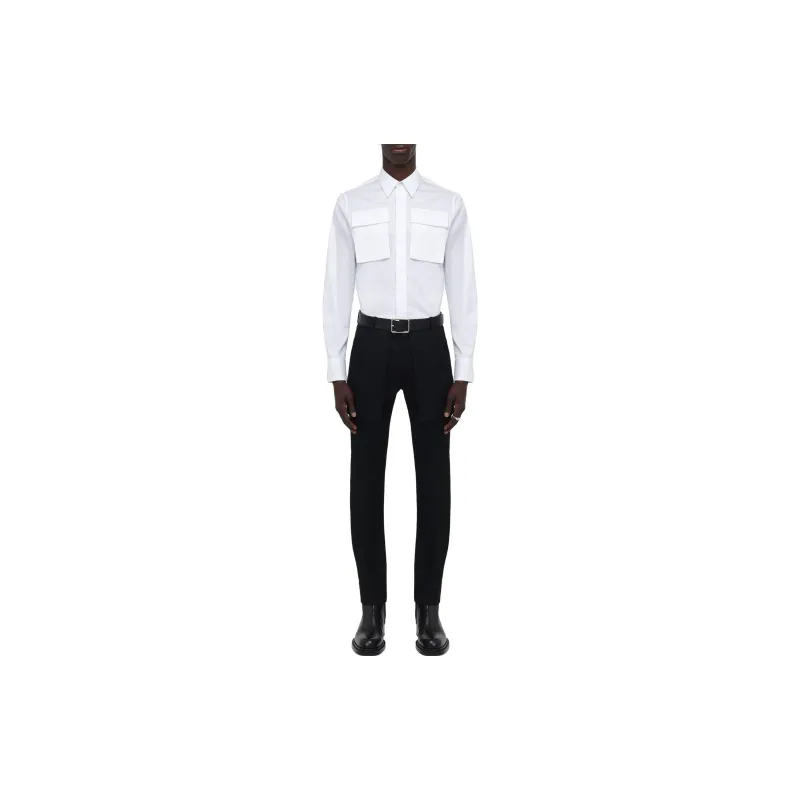 Alexander McQueen Mid Rise Tailored Trousers-1