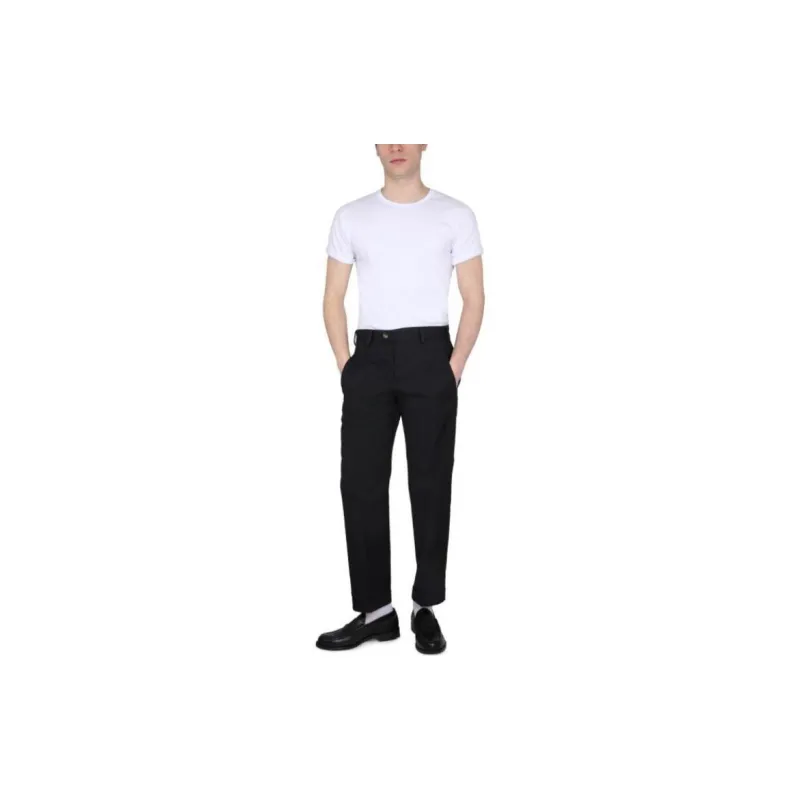 PT Pantaloni Torino Casual Pants Men's Black-4
