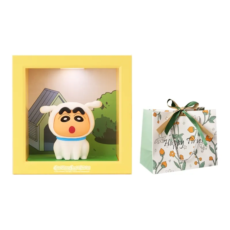 ROCK x Crayon Shinchan Dress Up Little White Chibi Figures-10