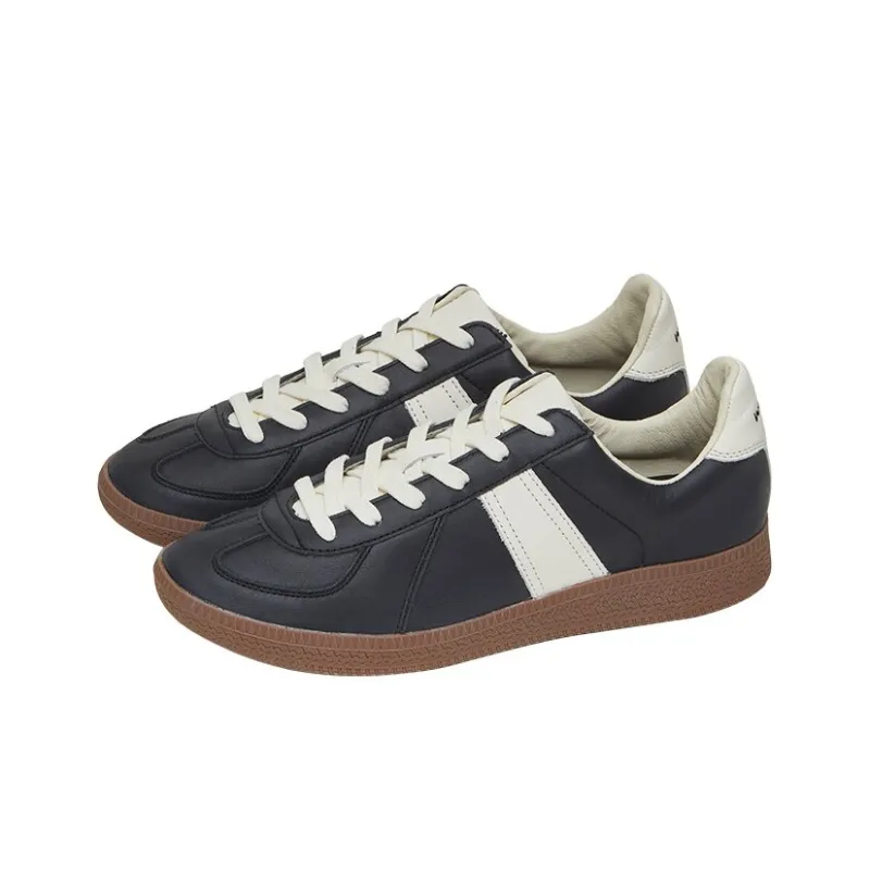 Norman Walsh Breathable And Lightweight Low Top Running Shoes Unisex Black White-2