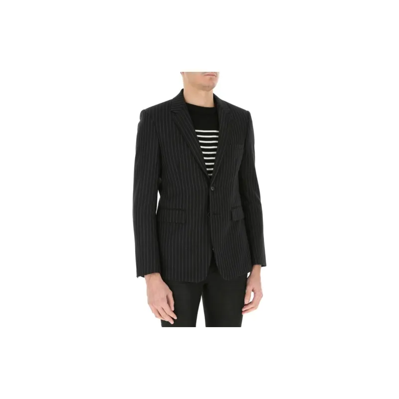 SAINT LAURENT Business Suits Men Black-2