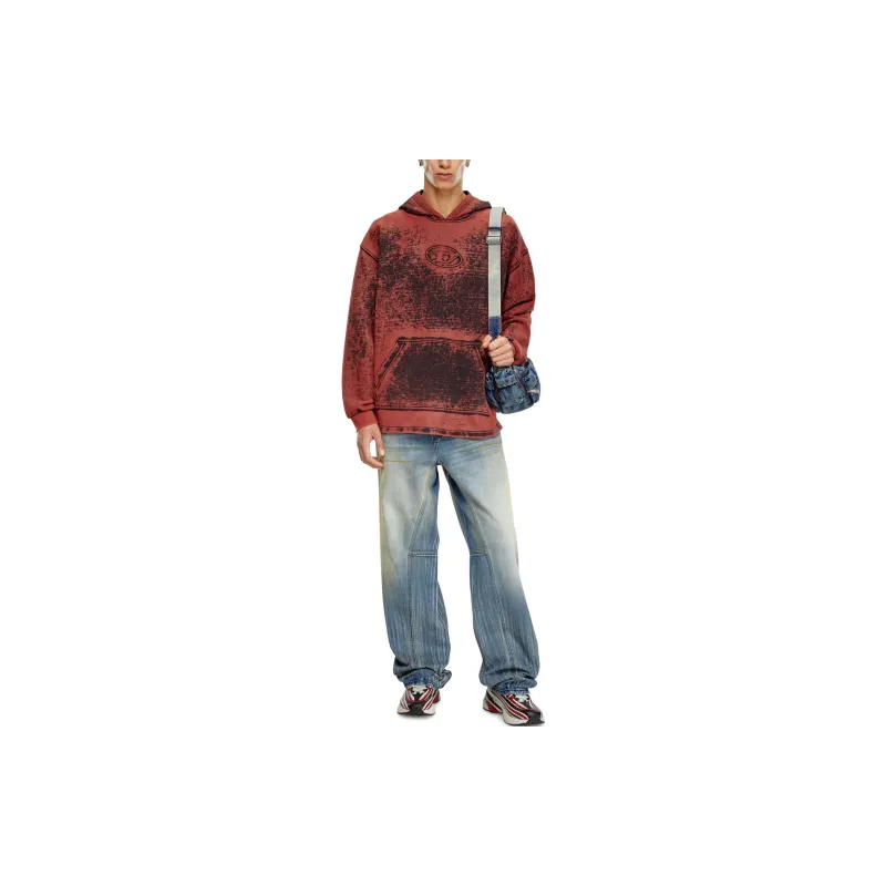 DIESEL FW24 Sweatshirt Men's Red-1