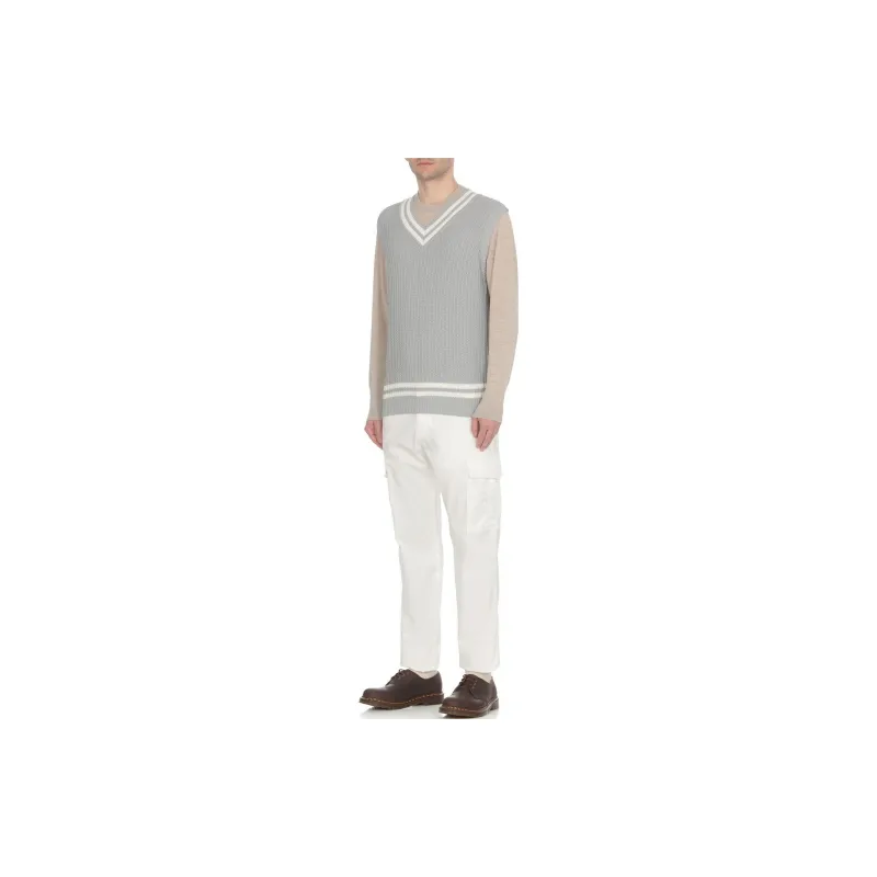 Eleventy Vests Men Gray-1