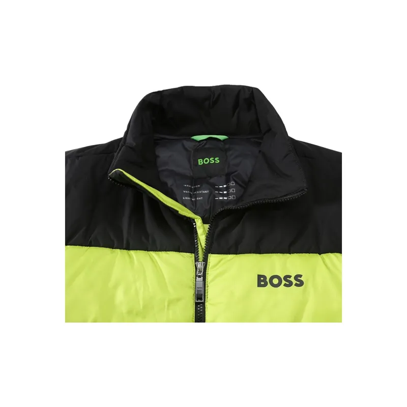 HUGO BOSS Puffer Jacket Men's Neon Green-5