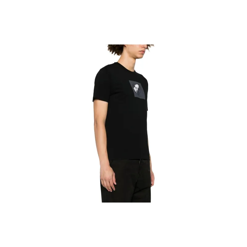 STONE ISLAND Compass print Cotton T shirt-3