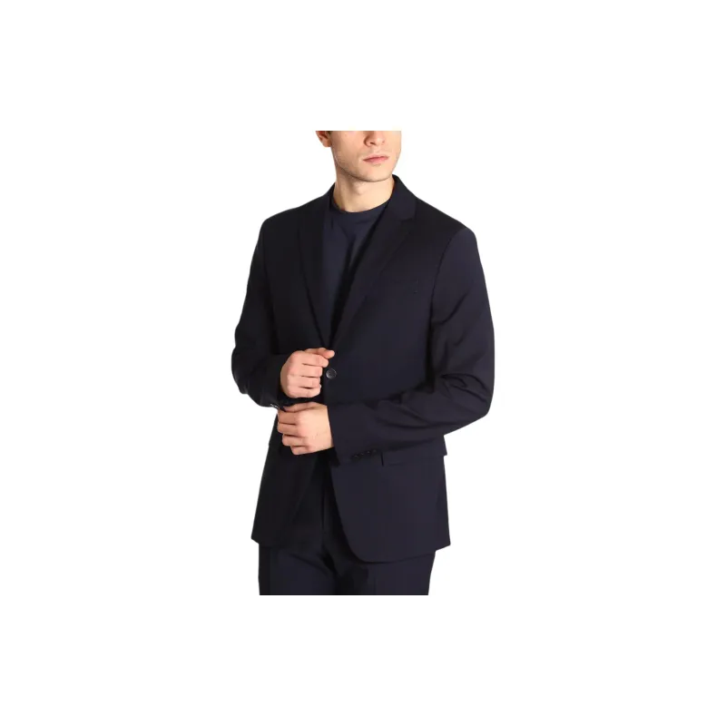 CALVIN KLEIN Business Suit Coat Men's Blue-4