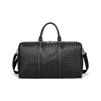 Ace Paul PU Travel Bag Handbag Unisex Black