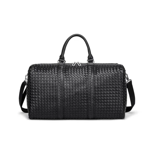 Ace Paul PU Travel Bag Handbag Unisex Black