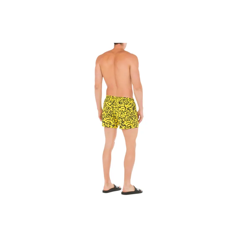 MOSCHINO Swimming Shorts Men's Yellow-2