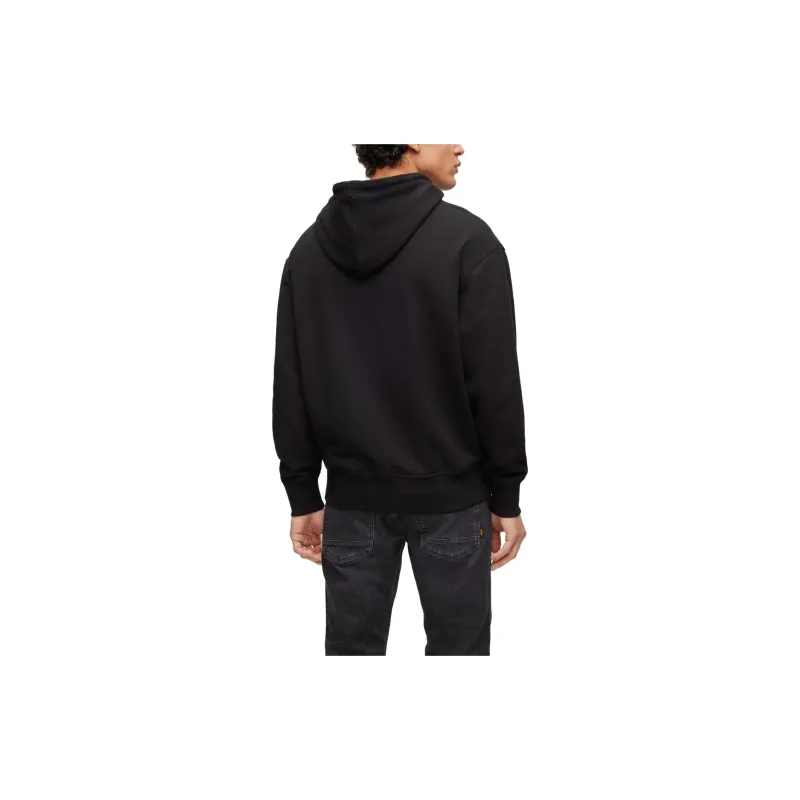 HUGO BOSS Logo print Cotton Hoodie-3