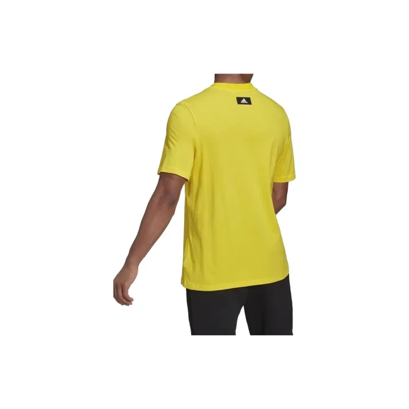 Adidas T Shirts Men Yellow-2