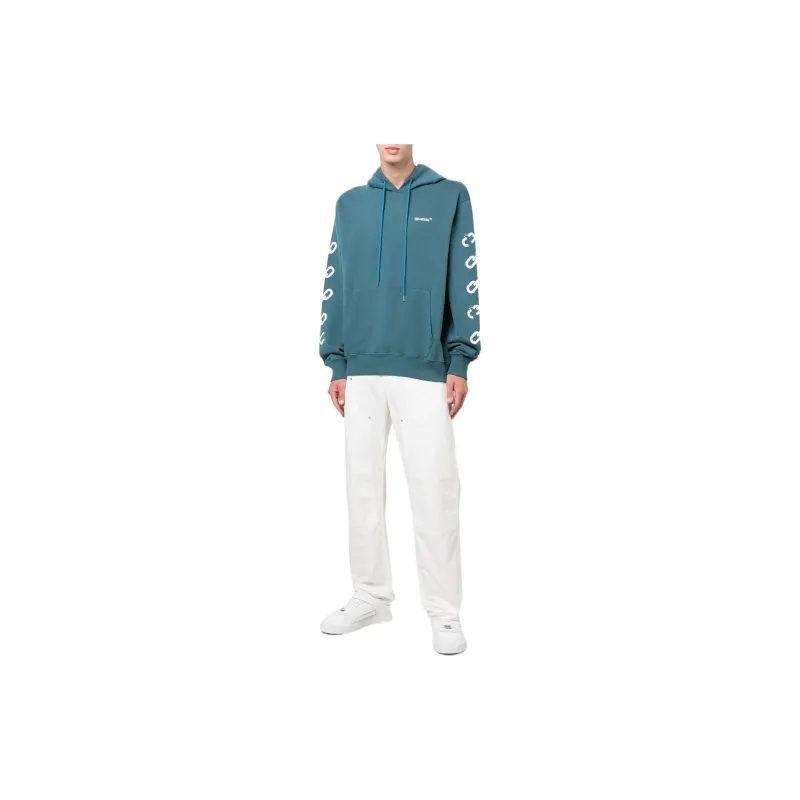 OFF WHITE Sweatshirts Men Blue-2