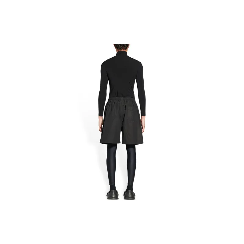 Balenciaga Chinese Valentine's Day Casual Shorts Men Black-2