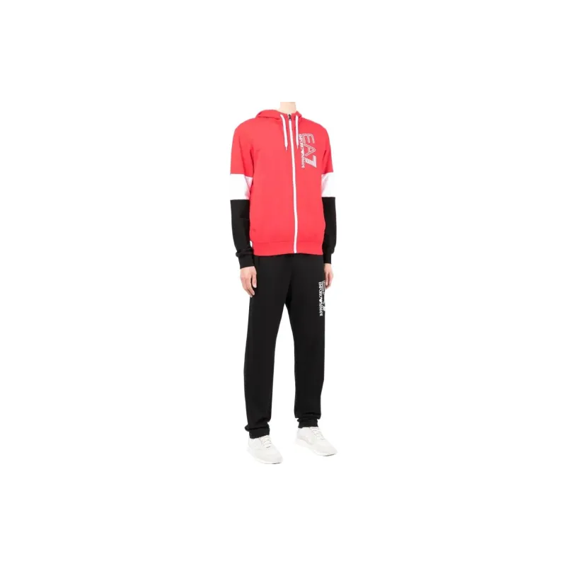 EMPORIO ARMANI EA7 SS22 Sports Suit Men's Red-3