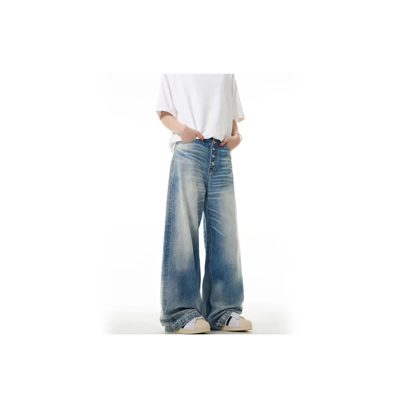 GBXM Jeans Unisex Washed Blue-5