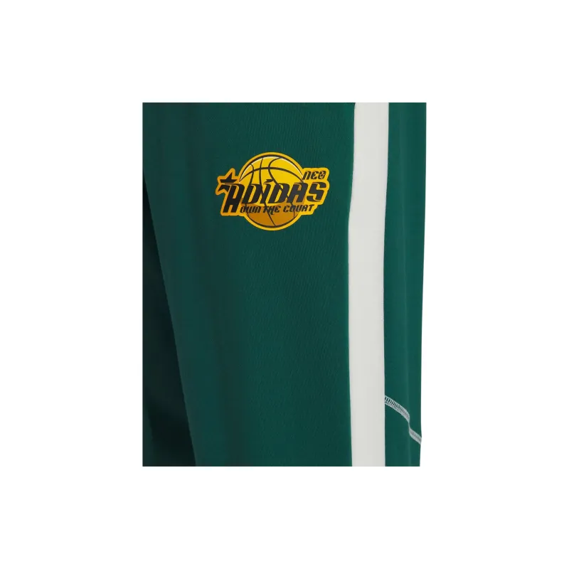 Adidas Knitted Sports Pants Men's Forest Green-4