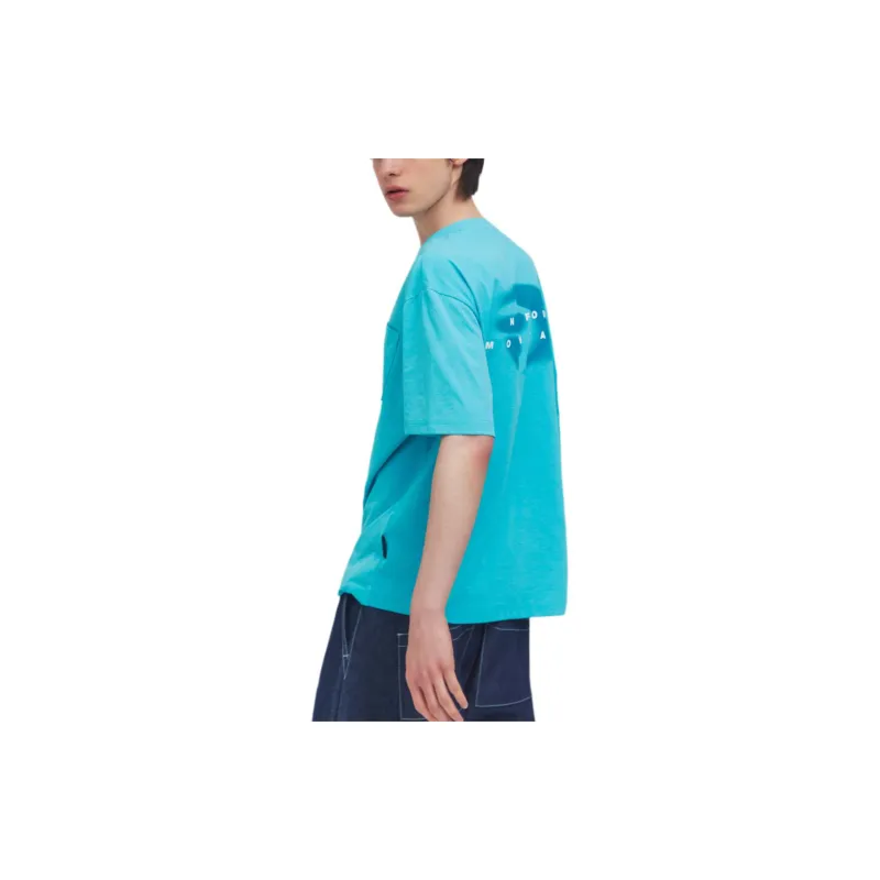 FILA T Shirts Unisex Aqua Blue-4