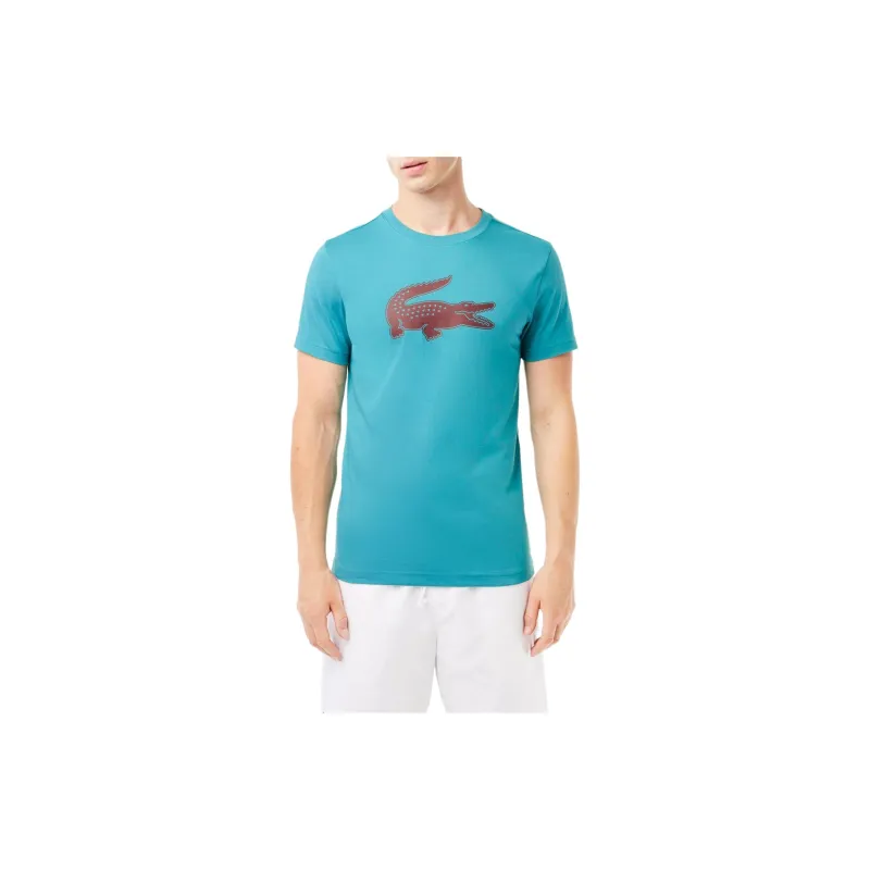 LACOSTE T Shirts Men Blue Red-1