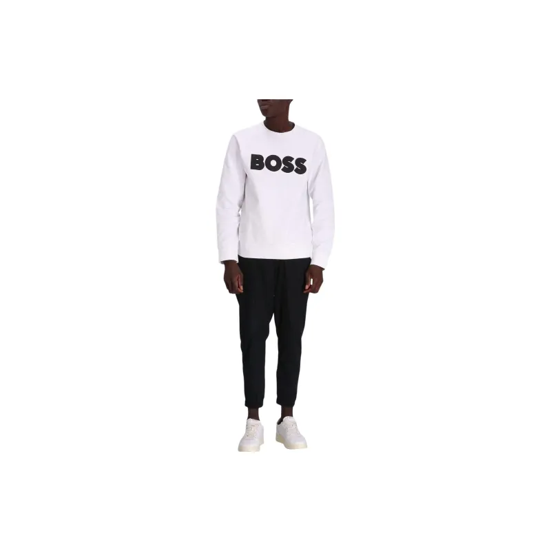 HUGO BOSS Logo patch Cotton Sweatshirt-2